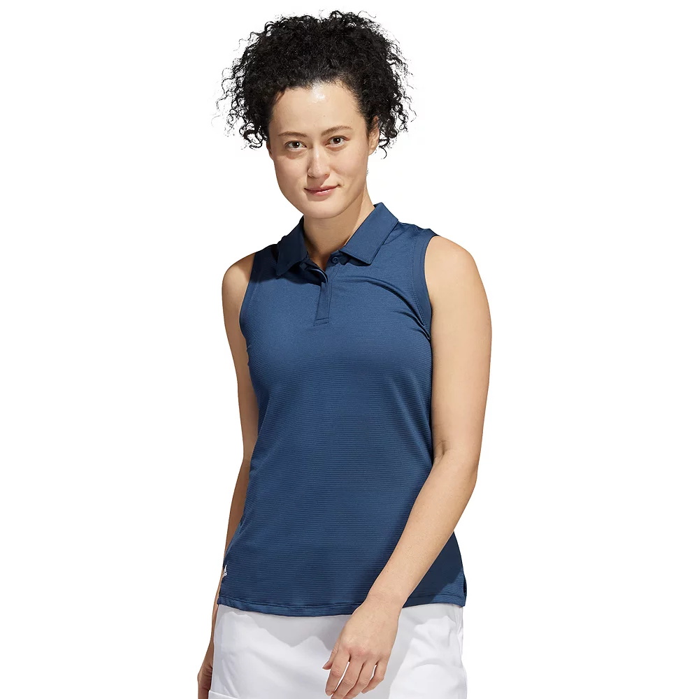 Women's adidas Sleeveless Polo Golf Shirt 6 Women's adidas Sleeveless Polo Golf Shirt - Image 4