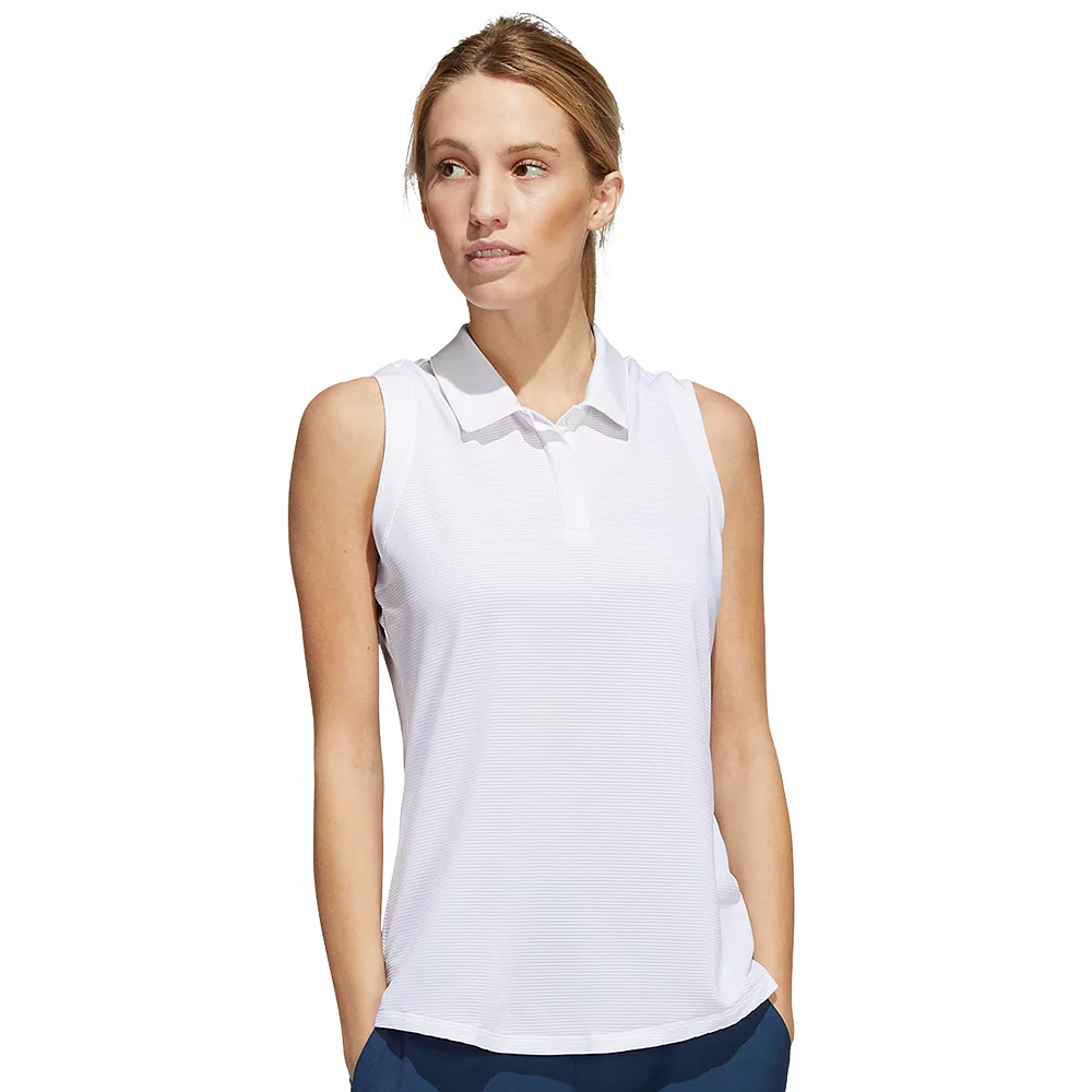 Women's adidas Sleeveless Polo Golf Shirt 5 Women's adidas Sleeveless Polo Golf Shirt - Image 3