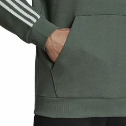 Big & Tall adidas Essential 3-Stripes Badge of Sport Hoodie -Deals Adidas Store 6142597 ALT4