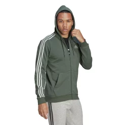 Men's adidas Essential Full-Zip Fleece Hoodie -Deals Adidas Store 6172049 ALT2