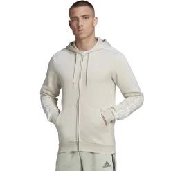 Men's adidas Essential Full-Zip Fleece Hoodie -Deals Adidas Store 6172049 Alumina